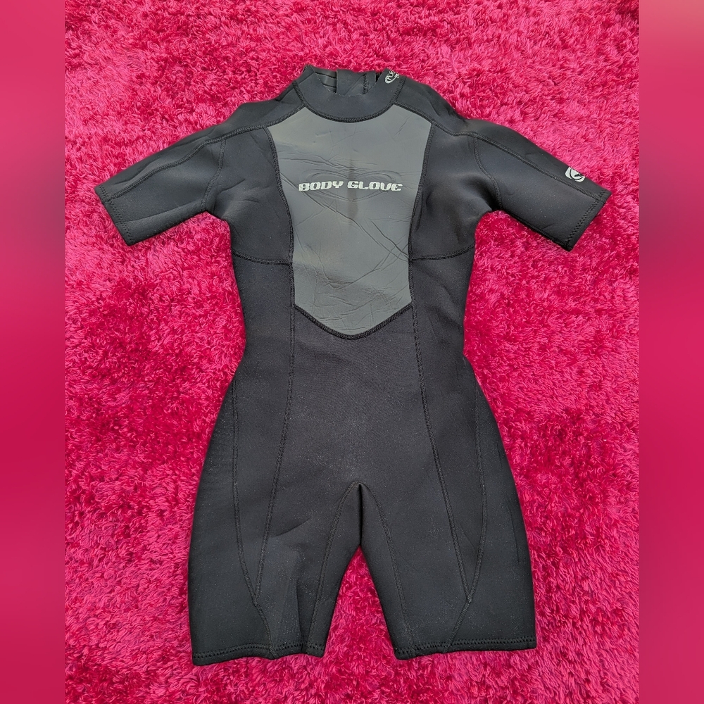 Body Glove Black Short Sleeve Wetsuit with Back Zipper